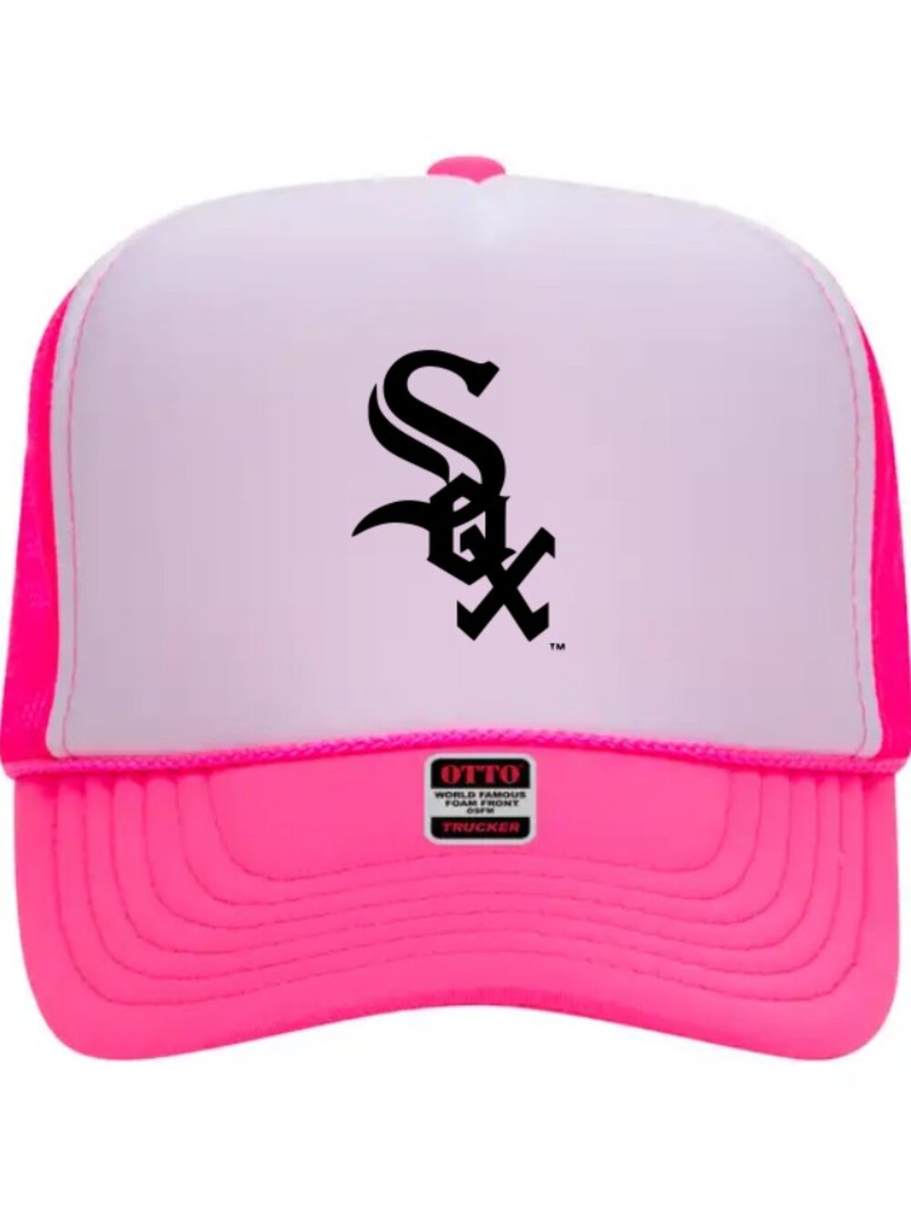NEW - Chicago White Sox Hat - White Sox Pink Trucker Hat